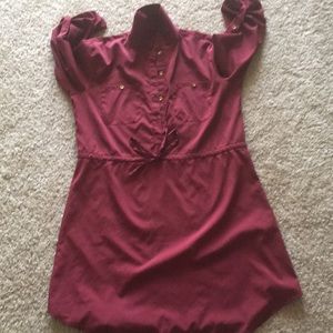 Burgundy Dress